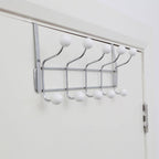 Over Door White Balls Ten Hook Hanger