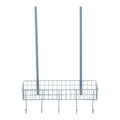 Over The Door Grey Finish Hanger Shelf