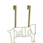 Kirby Gold Finish Sausage Dog Hanger