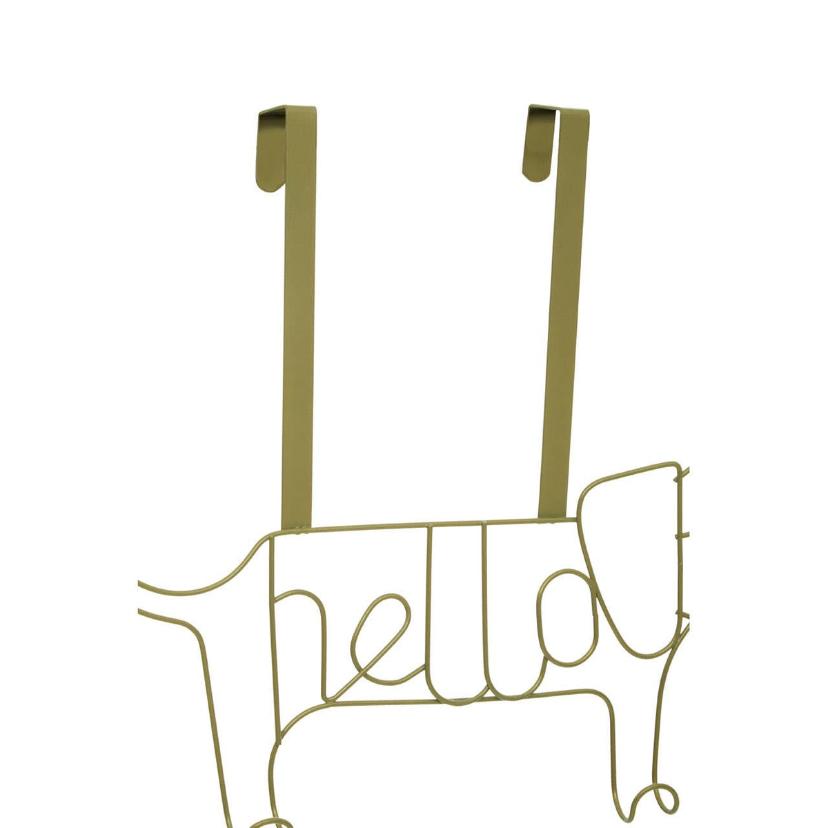 Kirby Gold Finish Sausage Dog Hanger