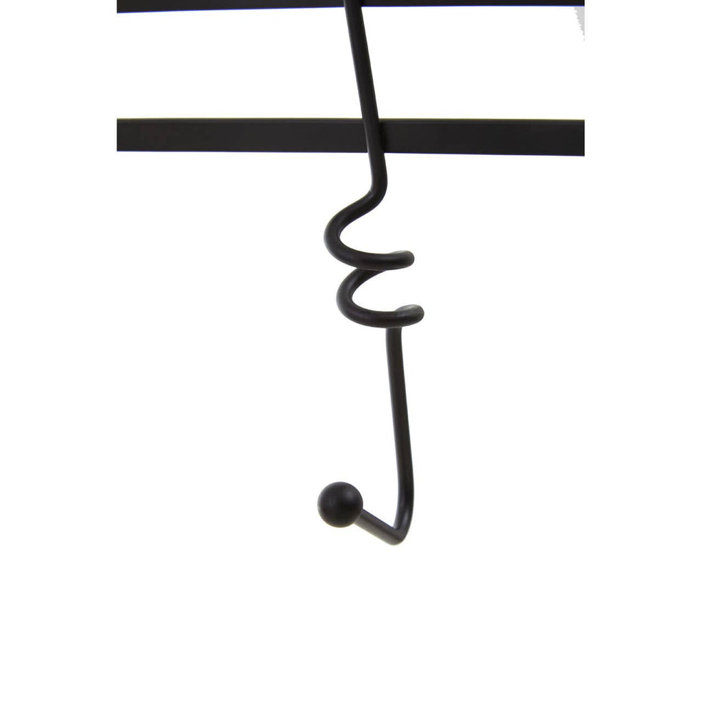 Matte Black Over Door Hanger