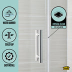 Rigid 180 Degree Shower Door Seal