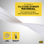 Self-Adhesive Silicone Rubber Door Sweep