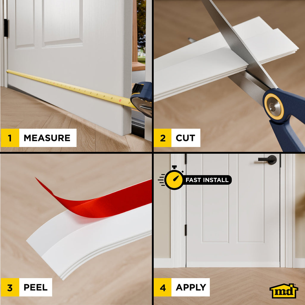 Self-Adhesive Silicone Rubber Door Sweep