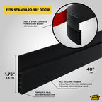 Self-Adhesive Silicone Rubber Door Sweep