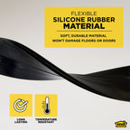 Self-Adhesive Silicone Rubber Door Sweep