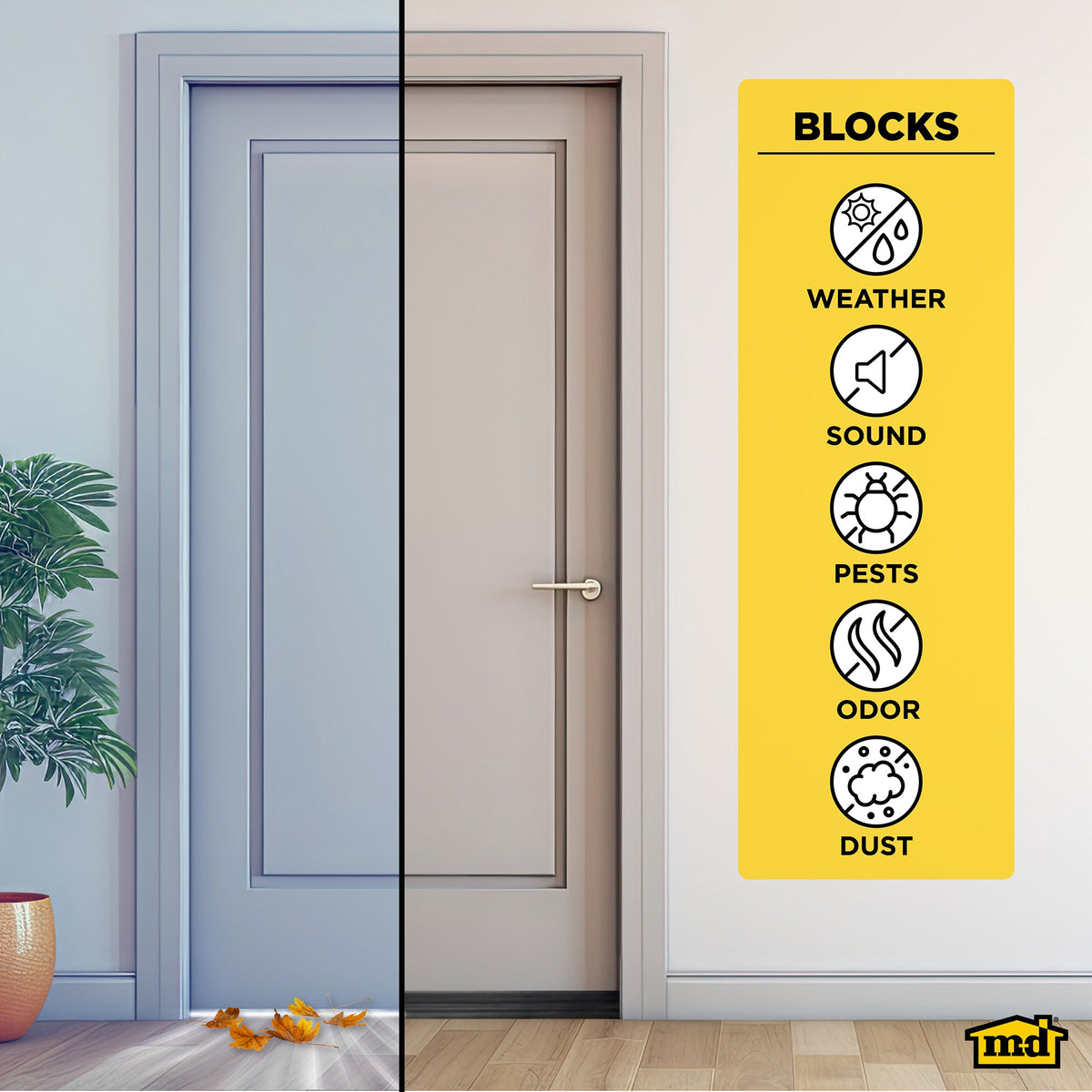Self-Adhesive Silicone Rubber Door Sweep