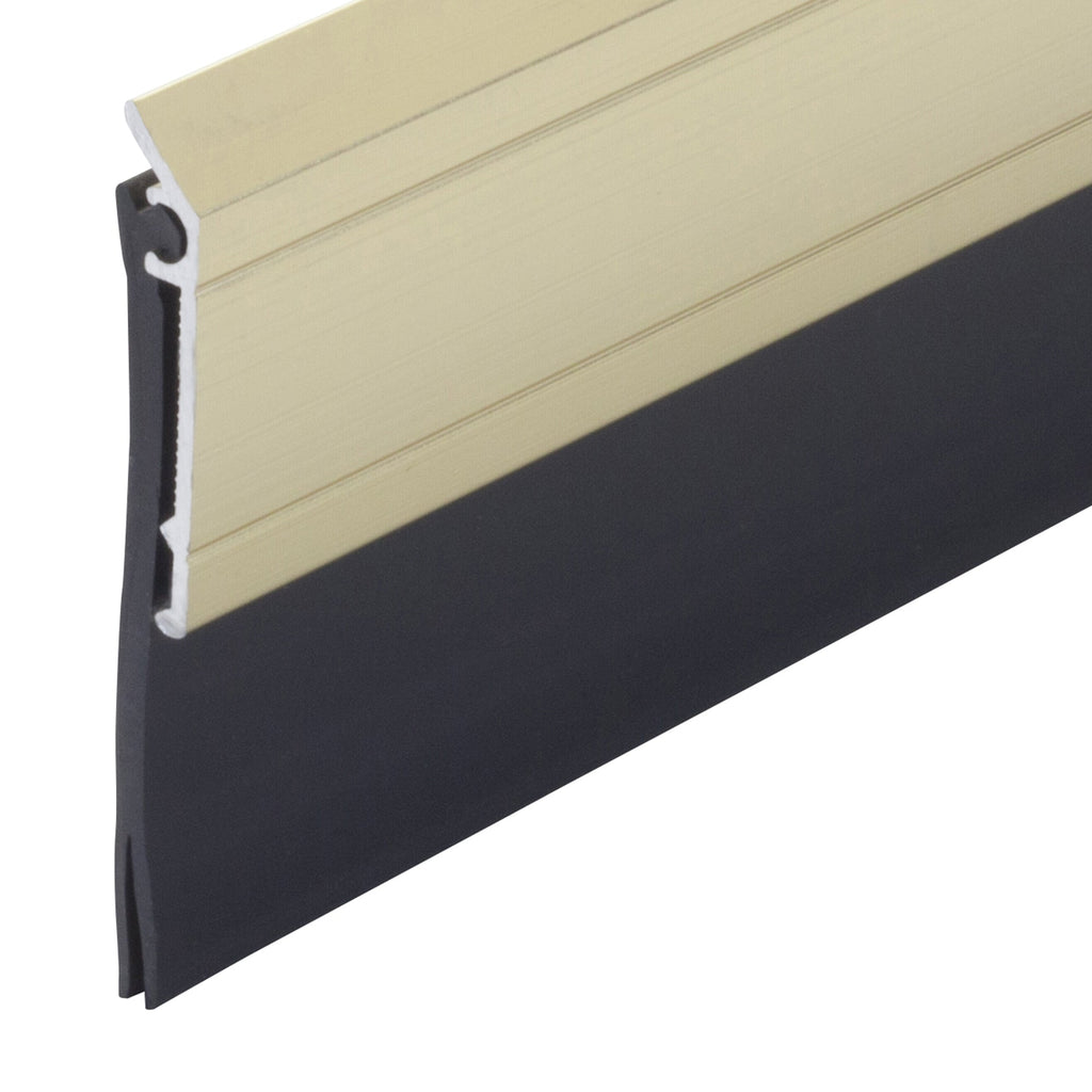 Aluminum and Vinyl Heavy-duty Screw-on Door Sweep