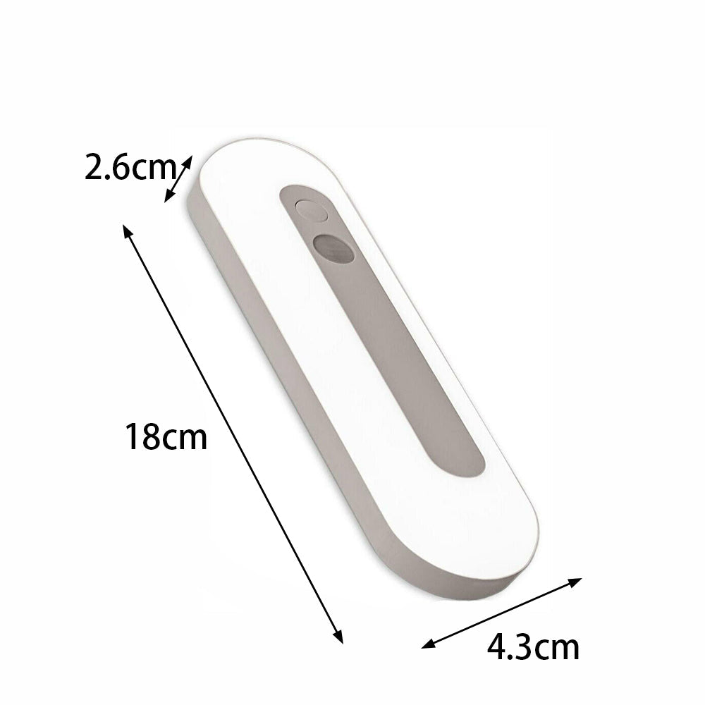 LED Motion Sensor Under Closet Night Light Rechargeable Cabinet Dimmable Lamp
