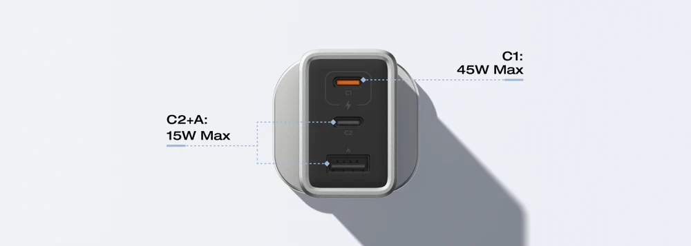 EcoFlow RAPID 65W GaN Charger with 100W Cable