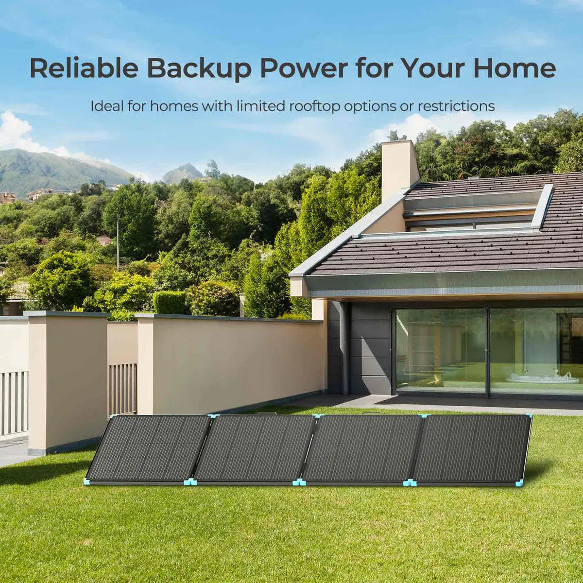 220/400W Lightweight Portable Solar Panel Suitcase