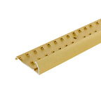 1-3/8 In. X 144 In. Aluminum Carpet Gripper w/ Teeth Hammered