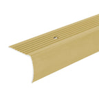 1-1/8 In. X 1-1/8 In. X 144 In. Aluminum Stair Edging Hammered