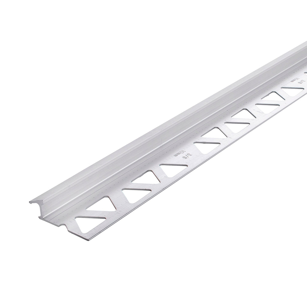 3/8 in. x 96 in. Satin Clear Anodized Aluminum Tile to Carpet