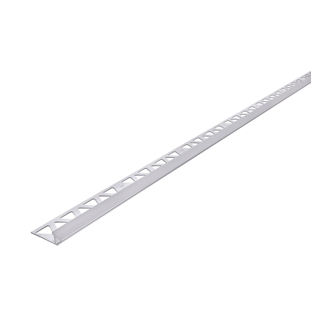 3/8 in. x 96 in. Satin Clear Anodized Aluminum Tile to Carpet
