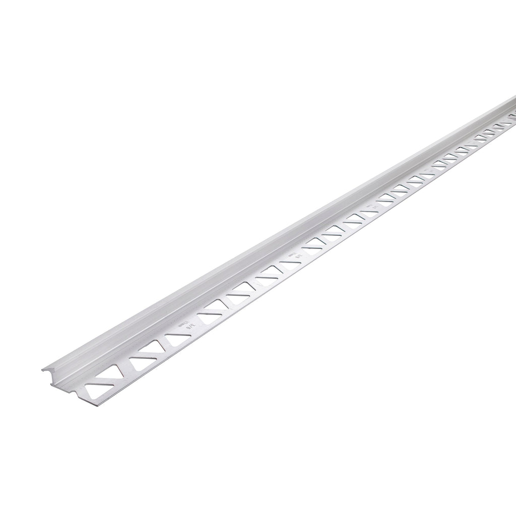 3/8 in. x 96 in. Satin Clear Anodized Aluminum Tile to Carpet