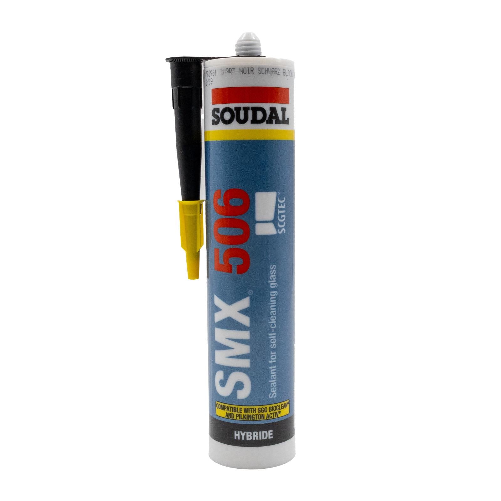 Example of Soudal SMX 506 Self-Cleaning Glass Sealant