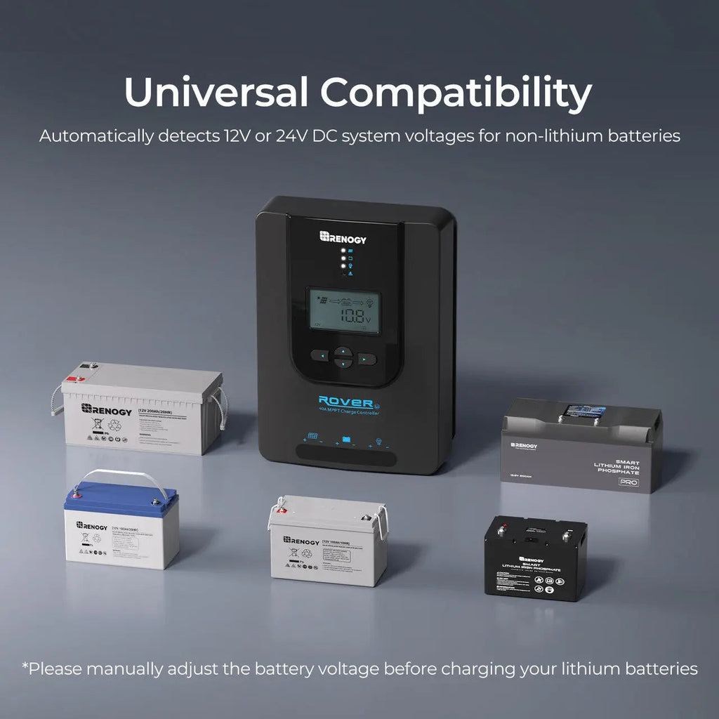 Rover Li 20/30/40 Amp MPPT Solar Charge Controller