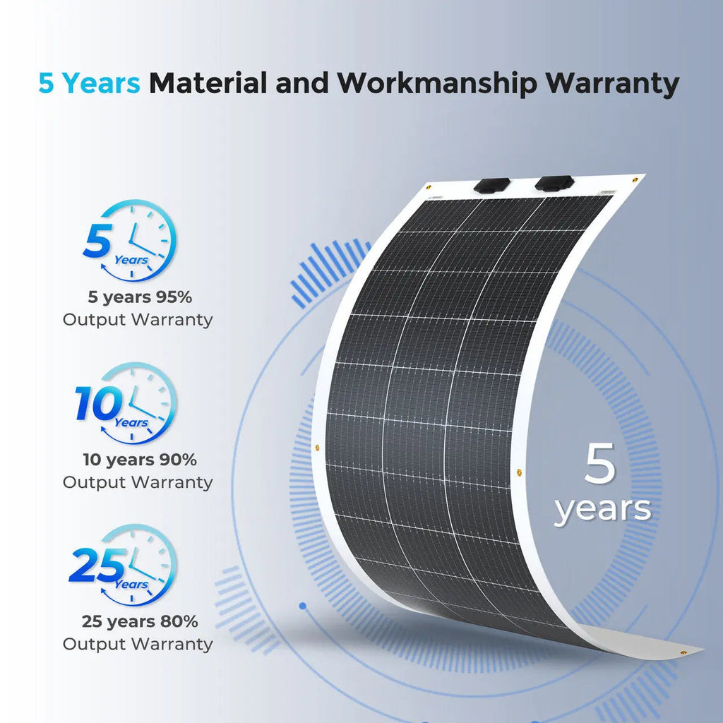 100W Lightweight Flexible Solar Panel
