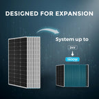 800W 12V Starter Solar Panel Kit