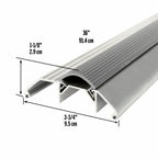 3-3/4 in. x 1-1/8 in. Aluminum and Vinyl Heavy-Duty High-Profile Threshold