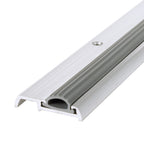 1-3/8 in. x 7/16 in. x 36 in. Silver Aluminum and Vinyl Mini Low-Profile Threshold