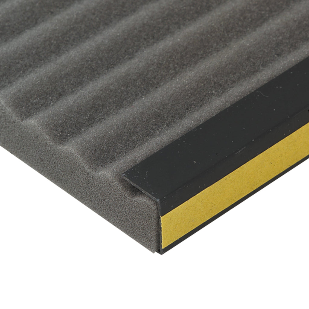 7/8 in. X 18 in. Gray Air Conditioner Side Panel Kit for Window Units