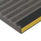 7/8 in. X 18 in. Gray Air Conditioner Side Panel Kit for Window Units