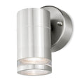 4lite Marinus GU10 Single Direction Outdoor Wall Light without PIR - Stainless Steel - Maplin