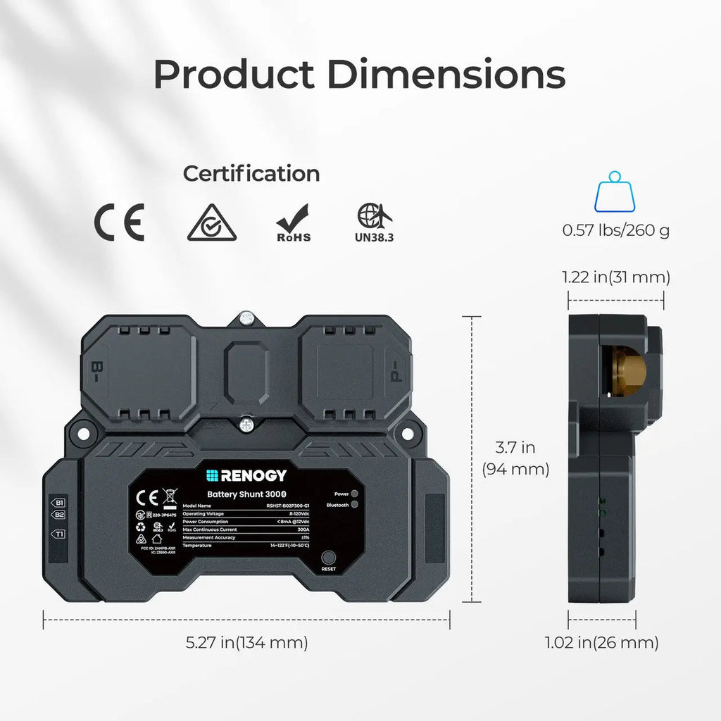 RENOGY  Battery Shunt 300