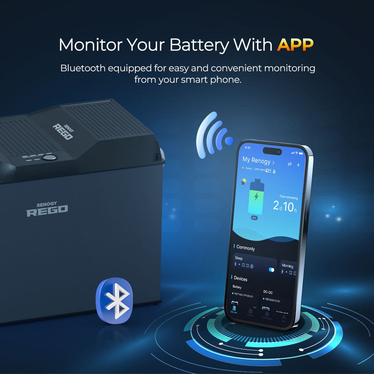 REGO 12V 400Ah LiFePO4 Battery