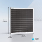 50W Mono N-Type Rigid Solar Panel