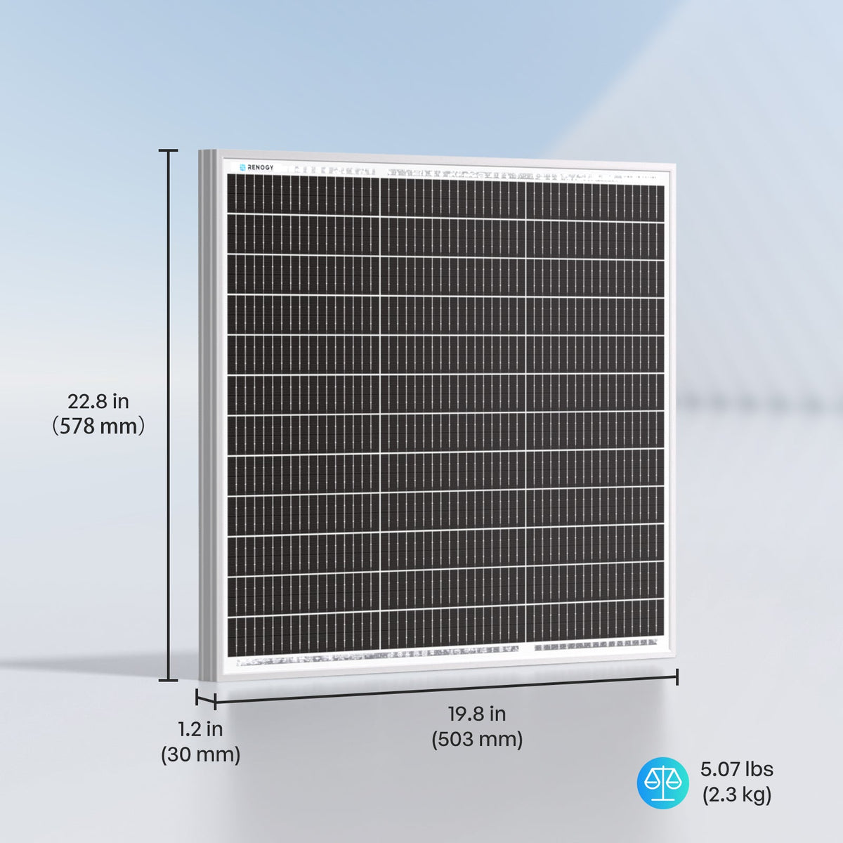 50W Mono N-Type Rigid Solar Panel