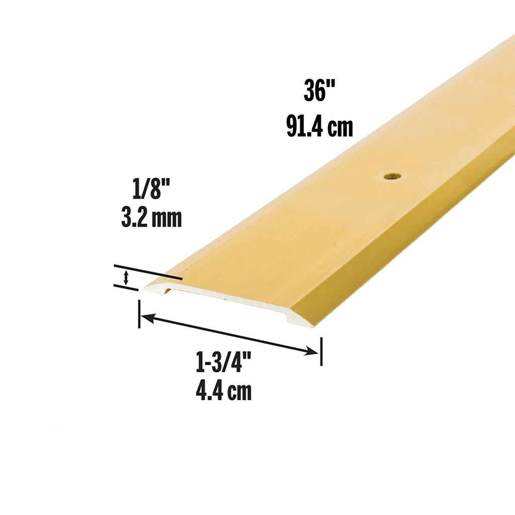 Aluminum Flat Profile Threshold for Interior Doorways