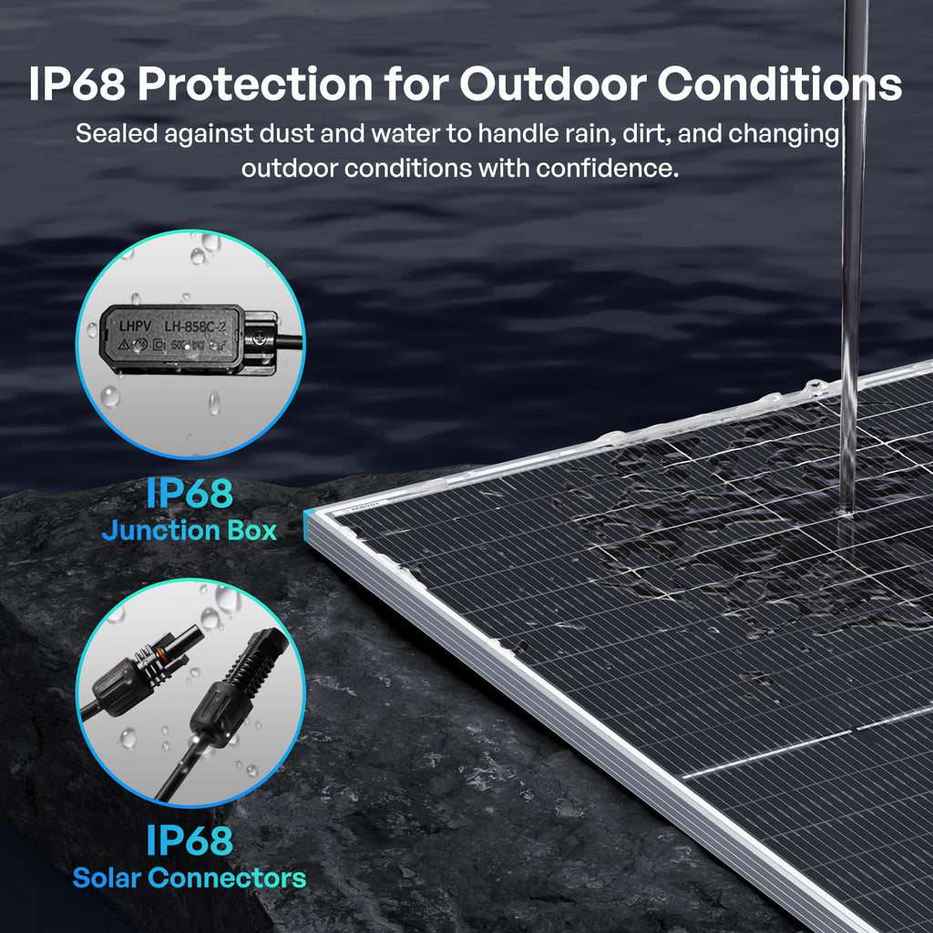 100/200W N-Type Bifacial Solar Panel