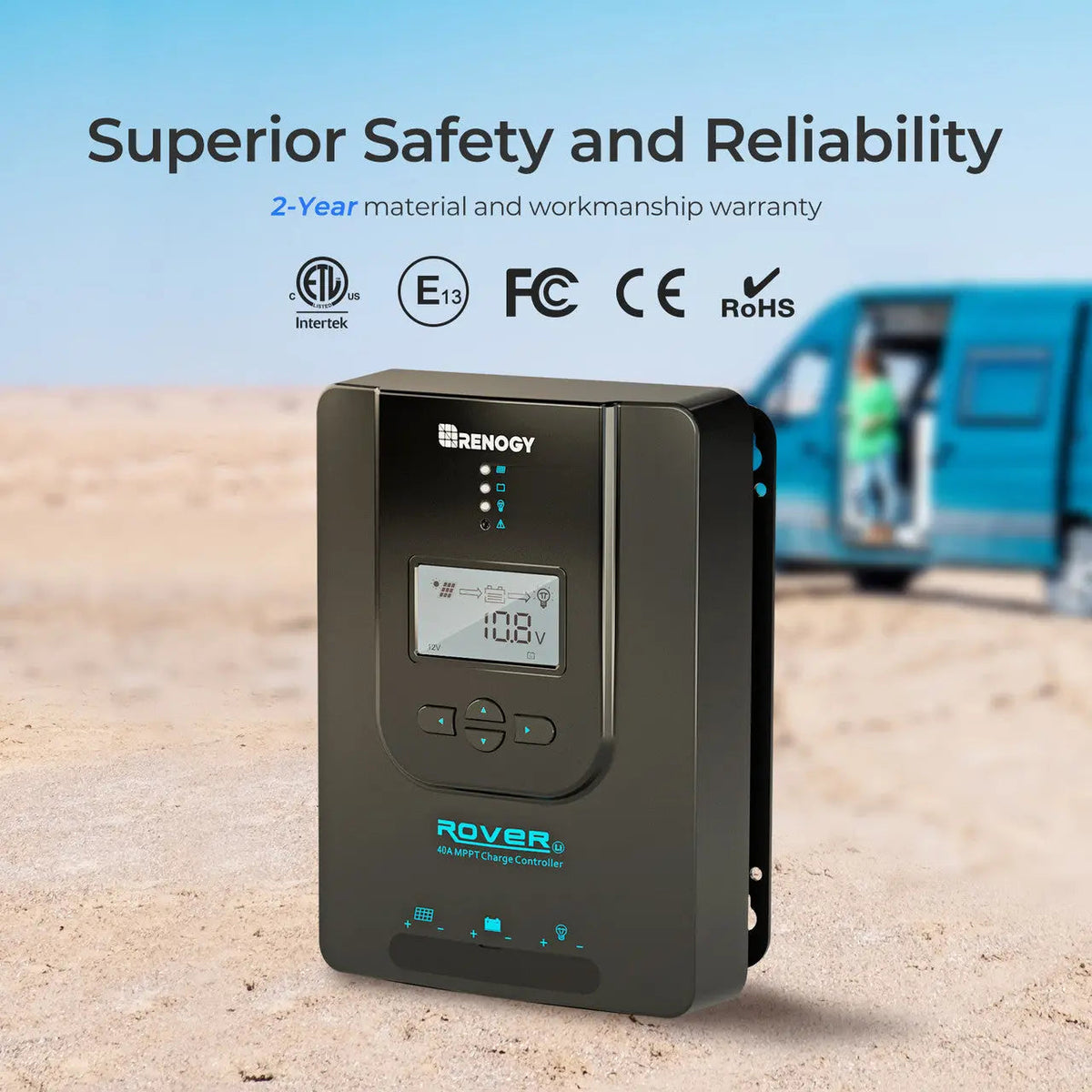 Rover Li 20/30/40 Amp MPPT Solar Charge Controller