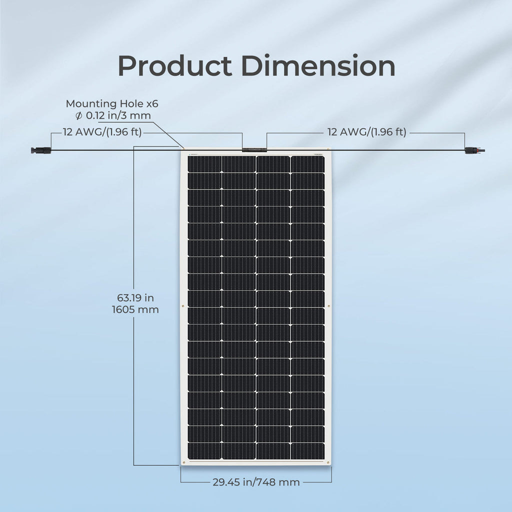 200W Flexible Solar Panel