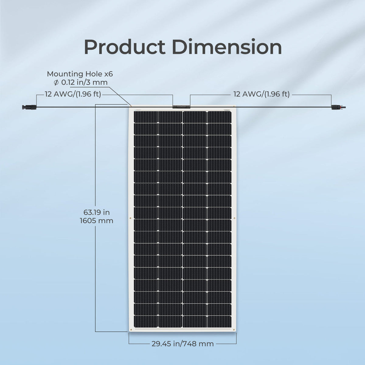 200W Flexible Solar Panel