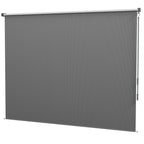 8'W x 6'H Roller Shades for Porch Balcony Gazebo, Light Grey
