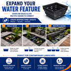 Bermuda 70L PE Preformed Pond Basin 58x58x30cm