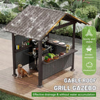 9.4X6.2 FT Hardtop Grill Gazebo