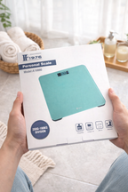 Bathroom Body Scale 180kg Glass Electronic Personal Weighing LCD Display