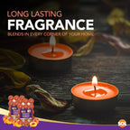 Scented Tea Light Candles | 4 Hour Burn Fragrance | 15-30 Pack