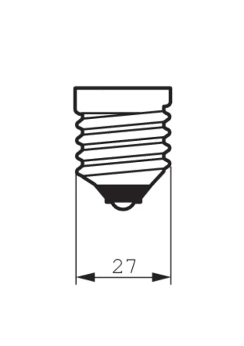 LED Vintage Light Bulb 4W Extra Warm white E27 2000K (MLED4W)