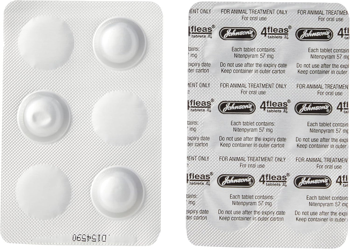 Johnsons Fast Actiong 4Fleas Tablets for Cats & Kittens