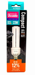 Arcadia 23W Desert Reptile UVB D3 Bulb 12%