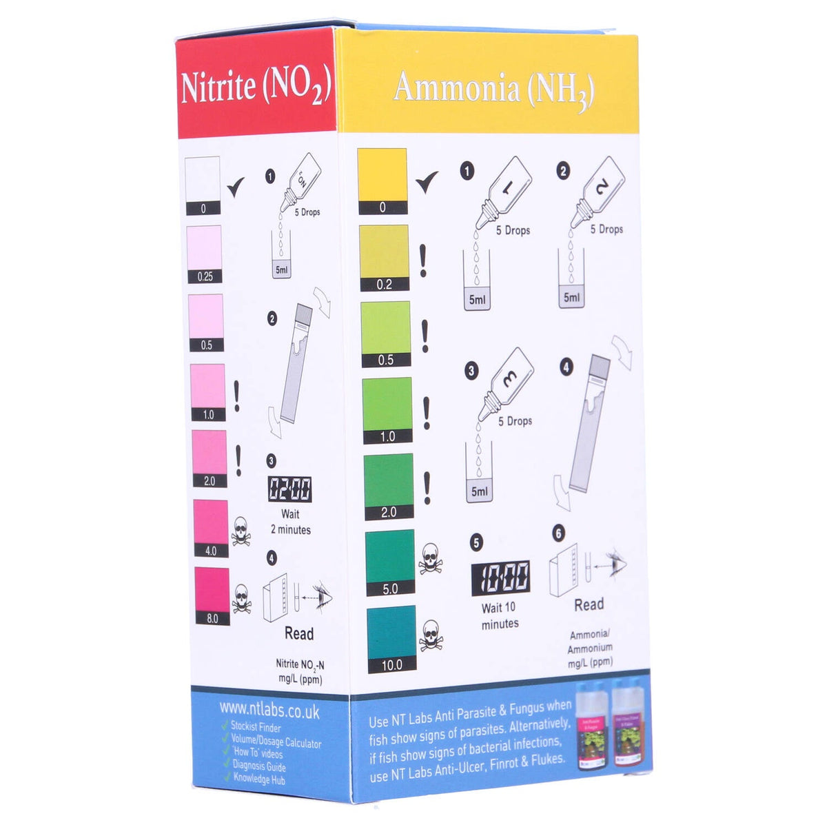 NT Labs Pond Test Kit: pH, Ammonia, Nitrite
