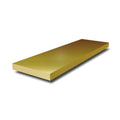 38.1mm x 6.3mm (1 1/2" x 1/4") Brass Flat Bar