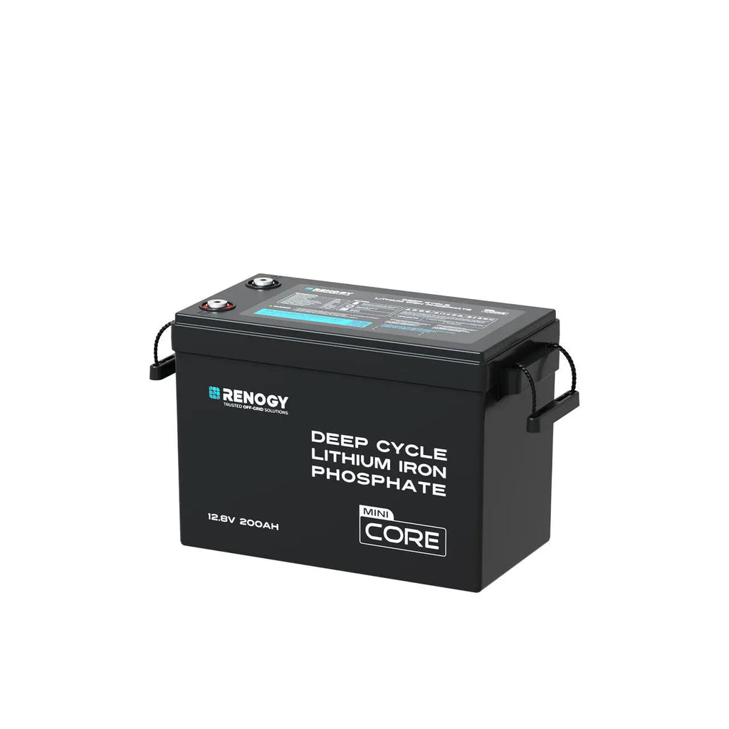 Mini Size 12V 200Ah LiFePO4 Battery w/ Low-Temperature Protection