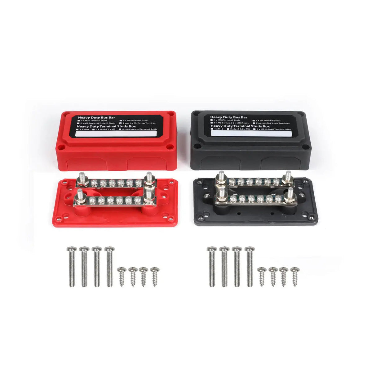 100A/300A  Red/Black Busbar